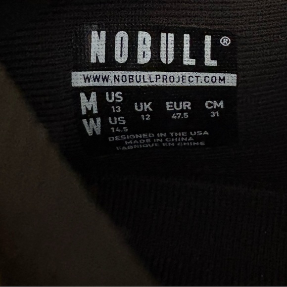 NOBULL Men's Pride Trainer Weightlifting Gym Shoe Sneaker Black Gold Splatter 13 - Picture 9 of 9